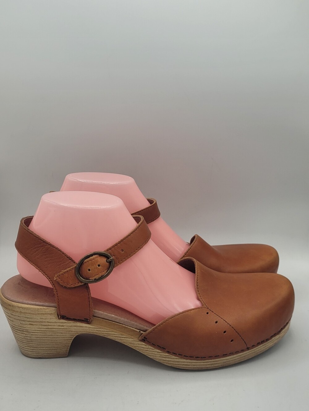 brown leather Dansko Maisie clog Size 41 US 10.5 / 11 - Picture 8 of 16